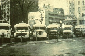 the caravan buses